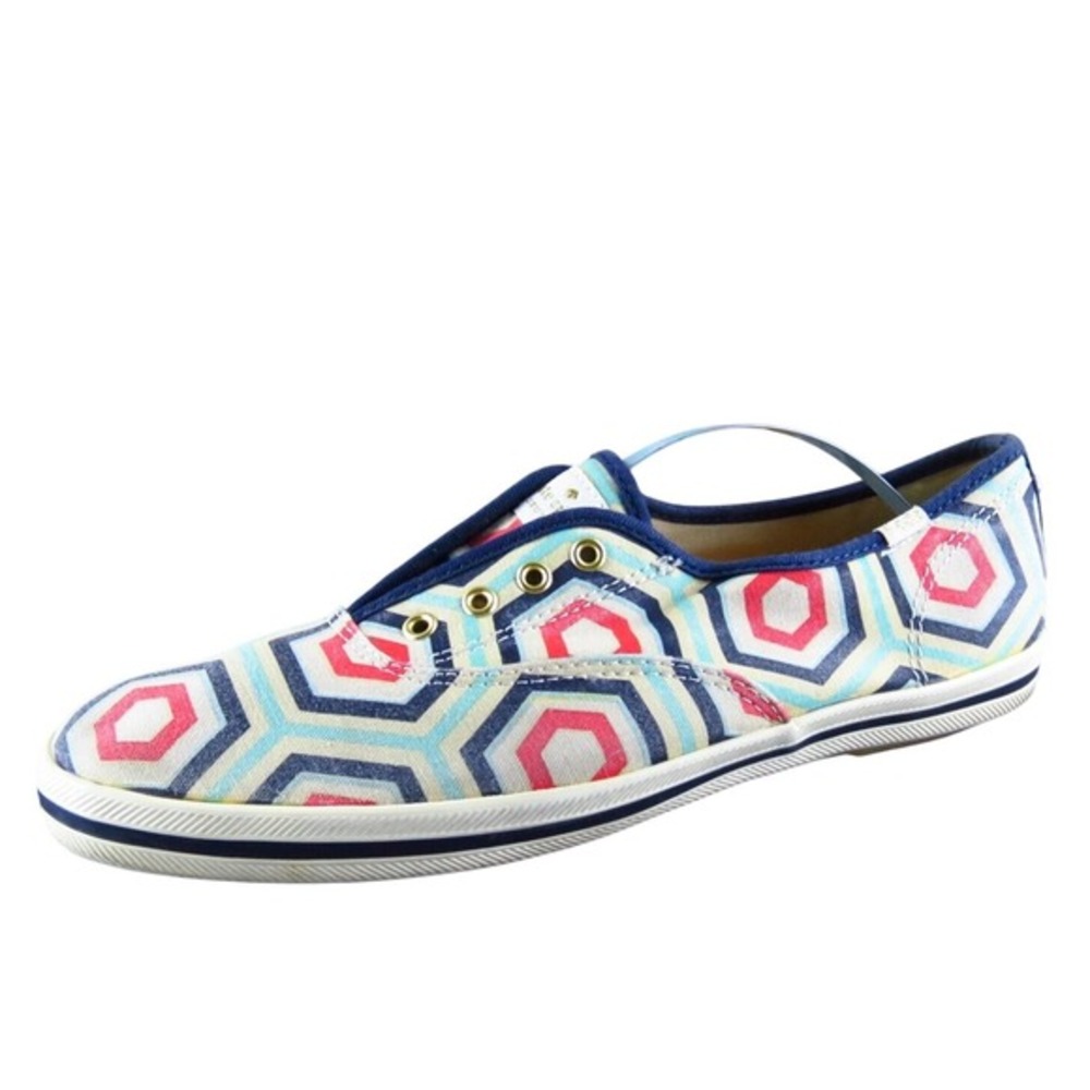 Keds Women's Kate Spade Sneaker Multicolor Fabric Sz 8 Medium Gently Used 2025